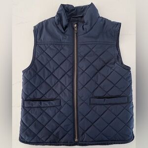 Crewcuts Navy Blue Boys XS Quilted Vest